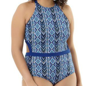 WOMENS ONE PIECE SWIMSUIT SZ 3X 24W-26W NEW